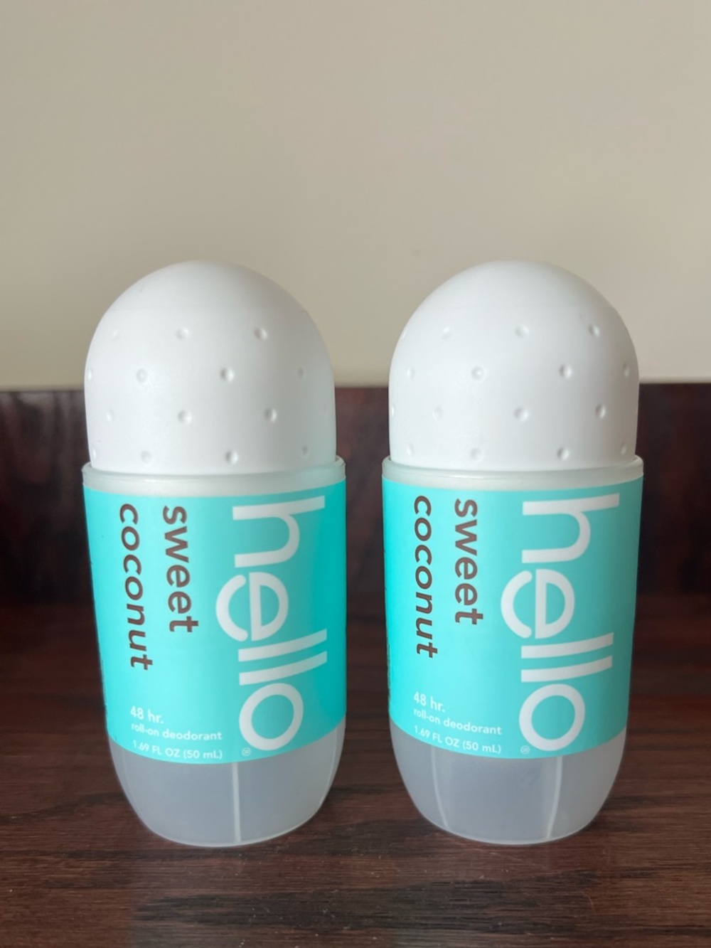 Hello Sweet Coconut Roll-On Deodorant Duo